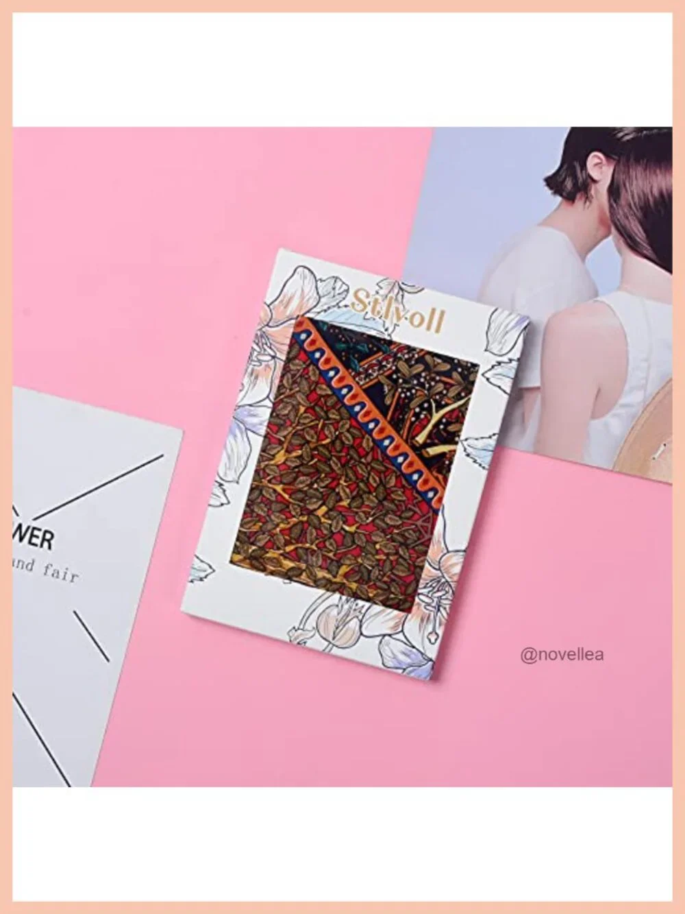 100% Mulberry Silk Square Scarf - 27